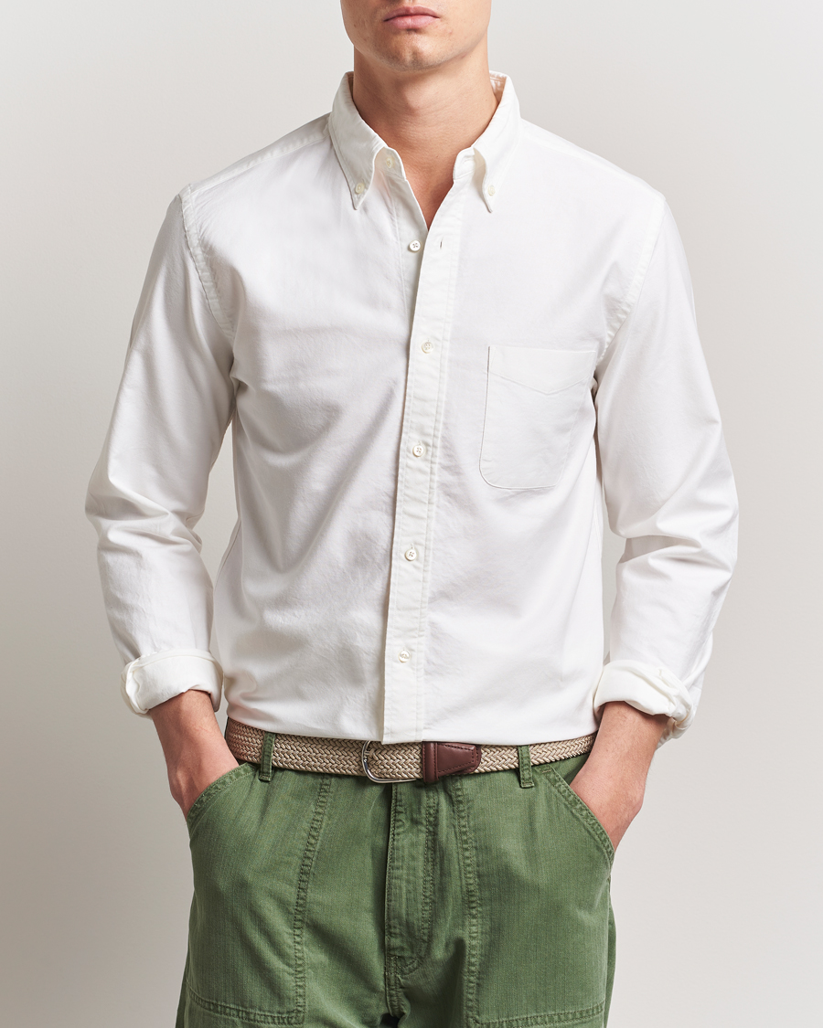 Homme | Chemises | BEAMS PLUS | Oxford Button Down Shirt White