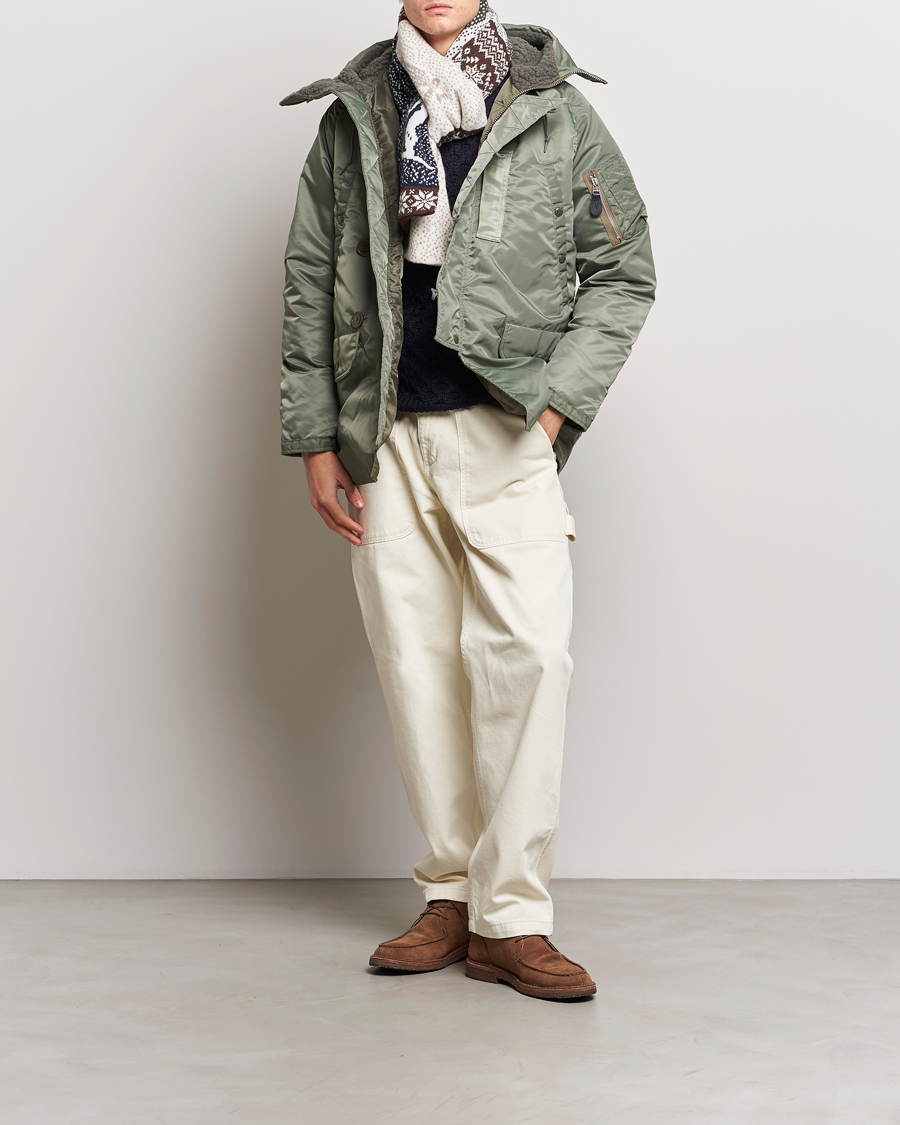 Homme | Manteaux Et Vestes | BEAMS PLUS | MIL Type N-3B Down Parka Sage