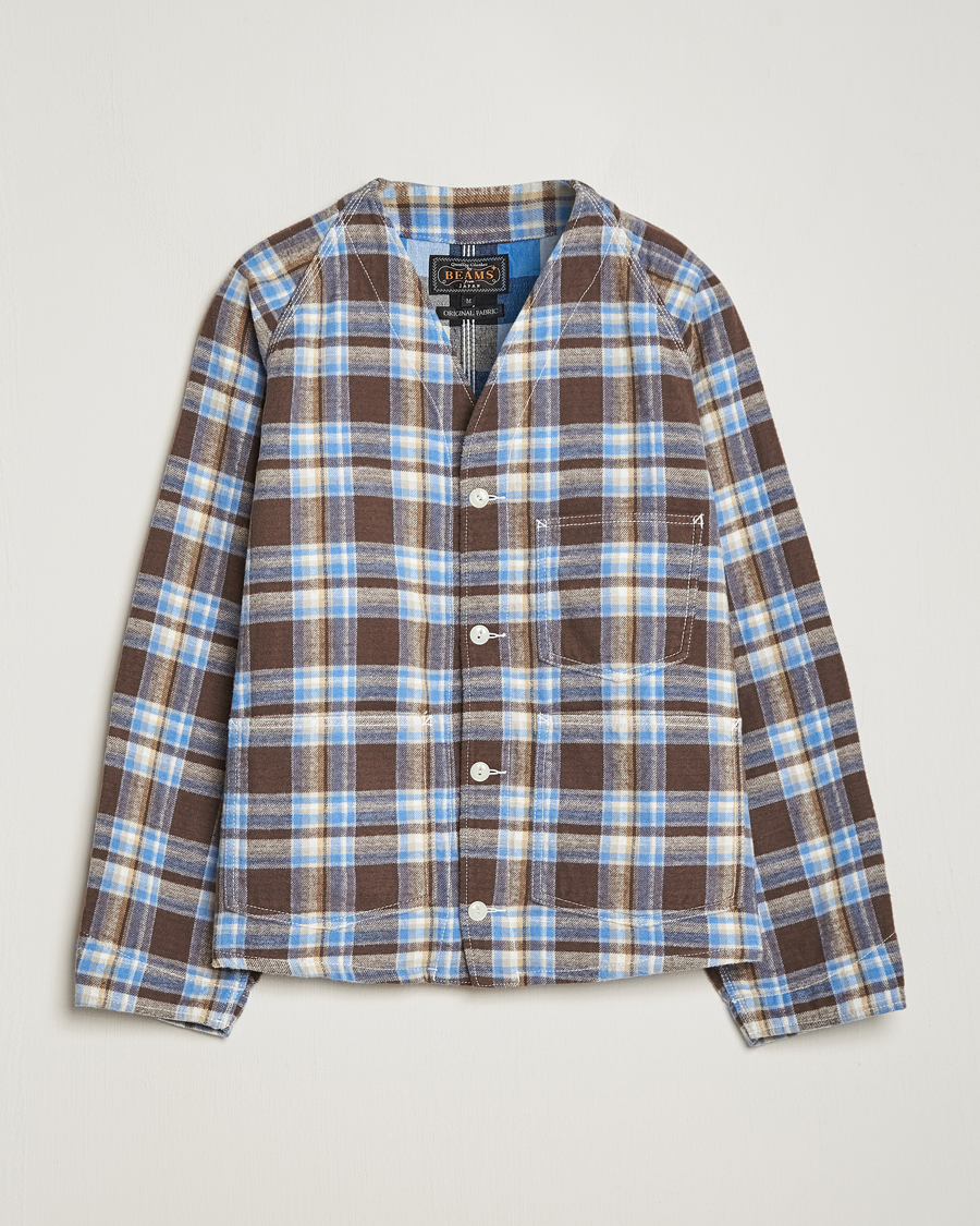Homme | Manteaux Et Vestes | BEAMS PLUS | Engineer Jacket Blue Check