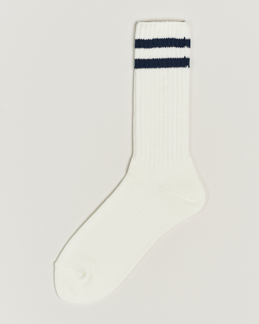 Homme | Sous-Vêtements Et Chaussettes | BEAMS PLUS | BEAMS PLUSSchool Boy SocksWhite/Navy