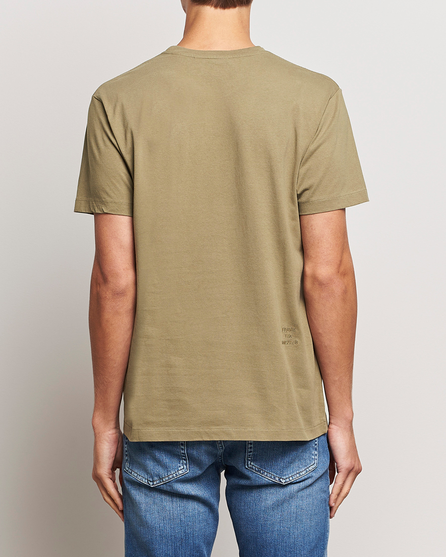 Homme | T-shirts | FRAME | Logo T-Shirt Khaki Green