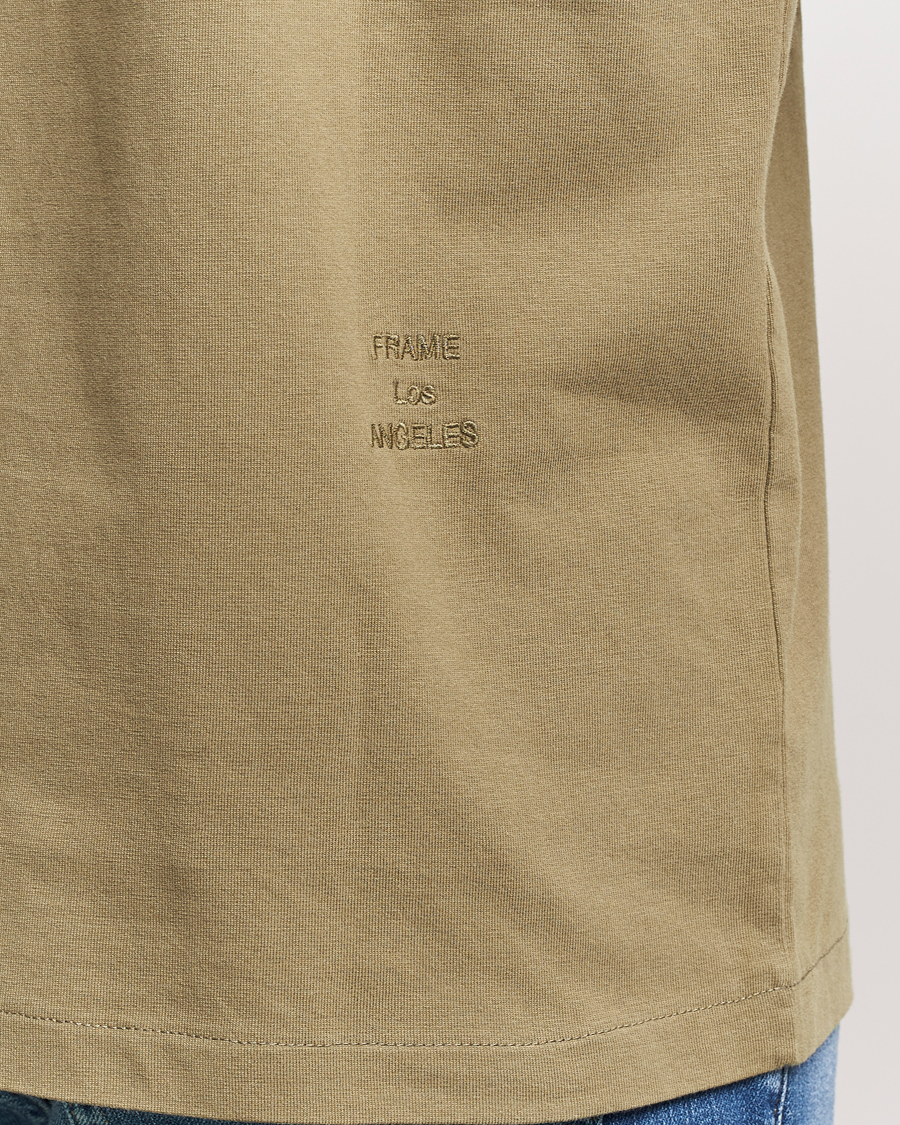 Homme | T-shirts | FRAME | Logo T-Shirt Khaki Green