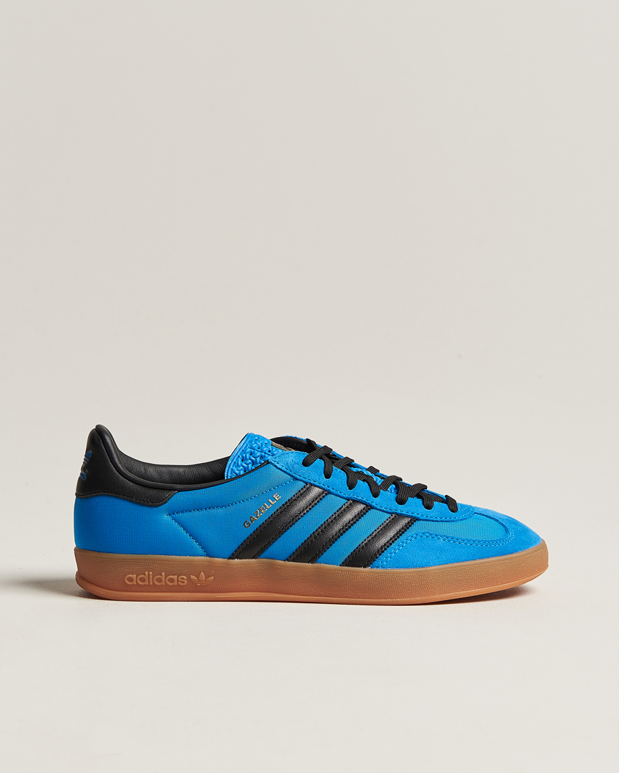 Homme | adidas Originals Gazelle Sneaker Blue/Black | adidas Originals | Gazelle Sneaker Blue/Black