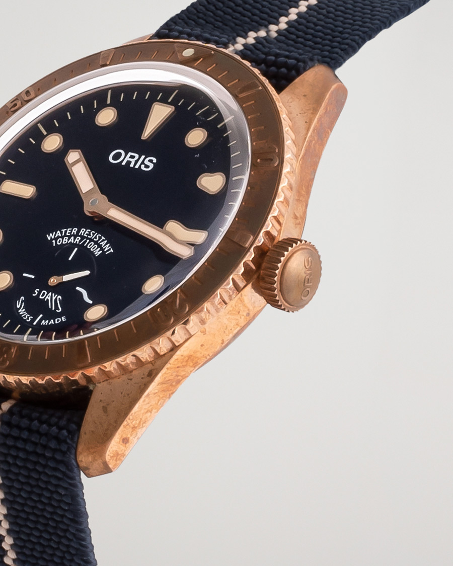 Homme | Oris Pre-Owned Carl Brashear Calibre 401 Limited Edition Steel Blue | Oris Pre-Owned | Carl Brashear Calibre 401 Limited Edition Steel Blue