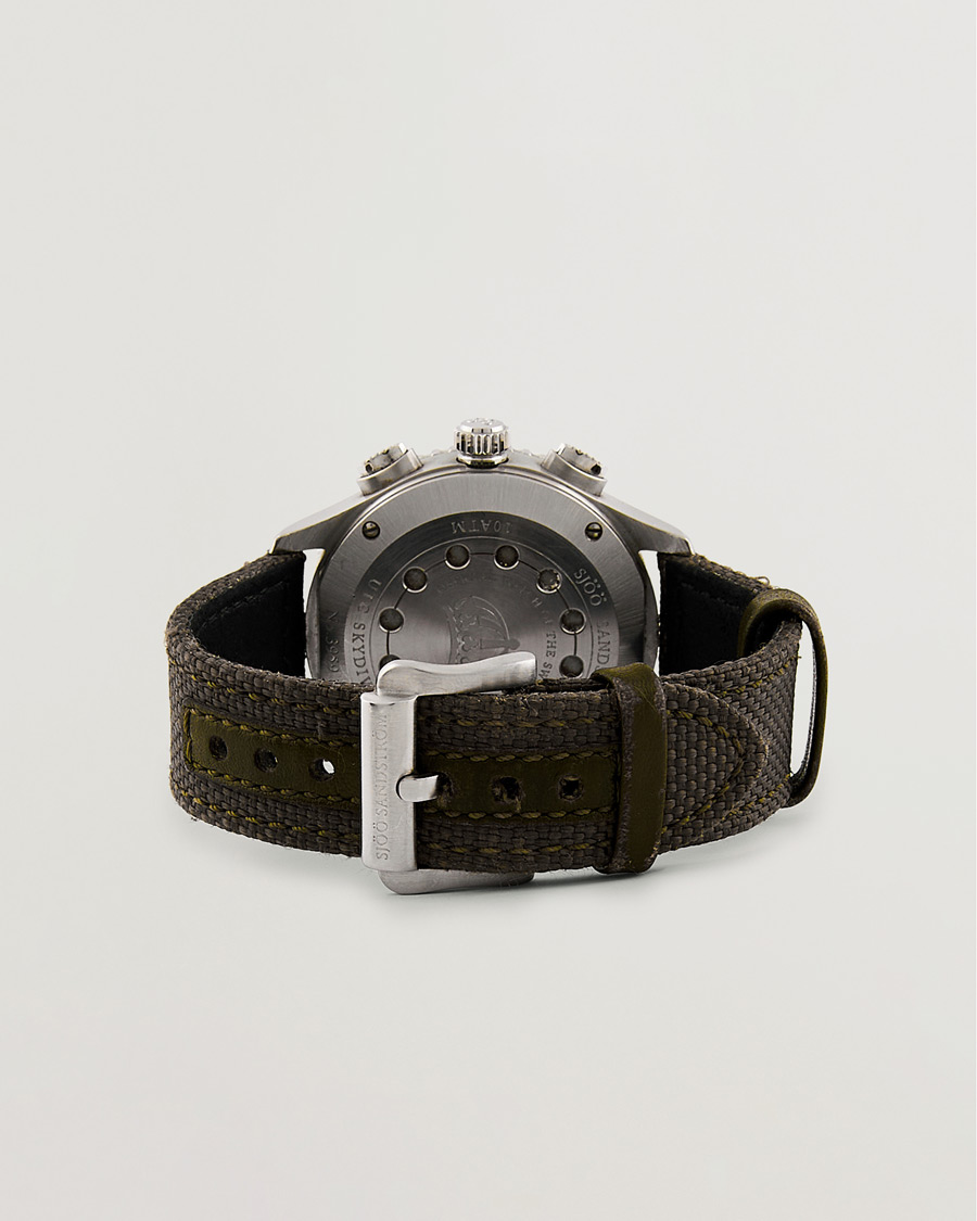Homme | Sjöö Sandström Pre-Owned UTC Skydiver 017401 Steel Black | Sjöö Sandström Pre-Owned | UTC Skydiver 017401 Steel Black
