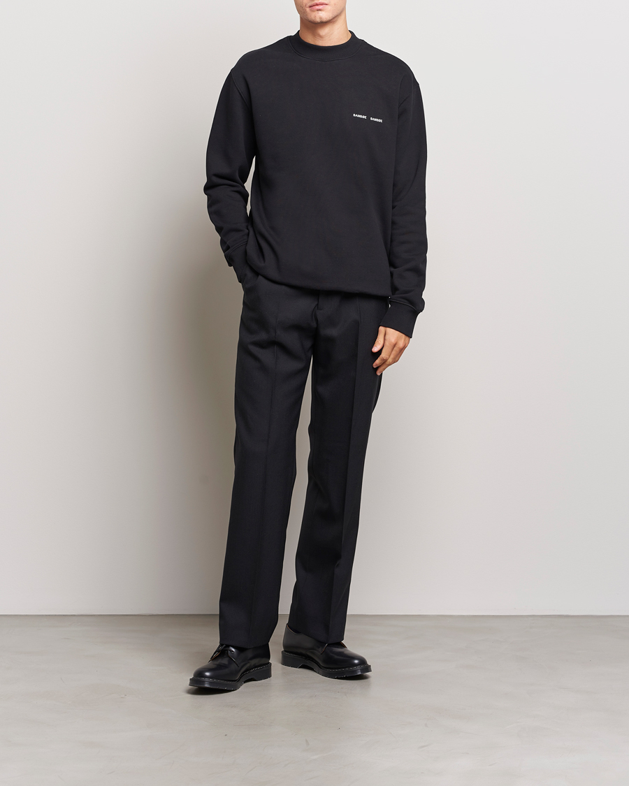 Homme | Pulls Et Tricots | Samsøe Samsøe | Norsbro Crew Neck Sweatshirt Black
