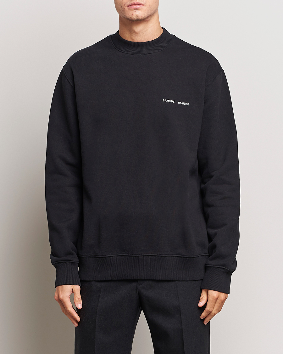 Homme | Pulls Et Tricots | Samsøe Samsøe | Norsbro Crew Neck Sweatshirt Black