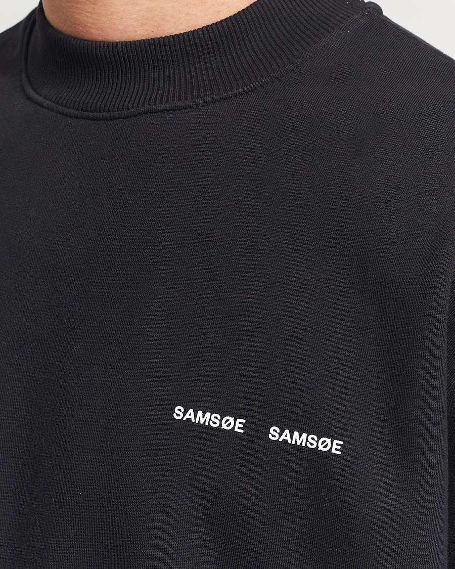 Homme | Pulls Et Tricots | Samsøe Samsøe | Norsbro Crew Neck Sweatshirt Black