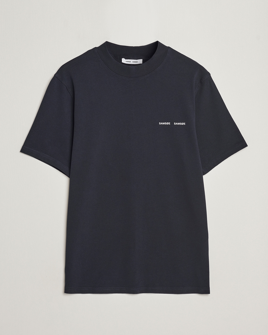 Heren | T-shirts | Samsøe Samsøe | Norsbro Organic Cotton T-shirt Sky Captian