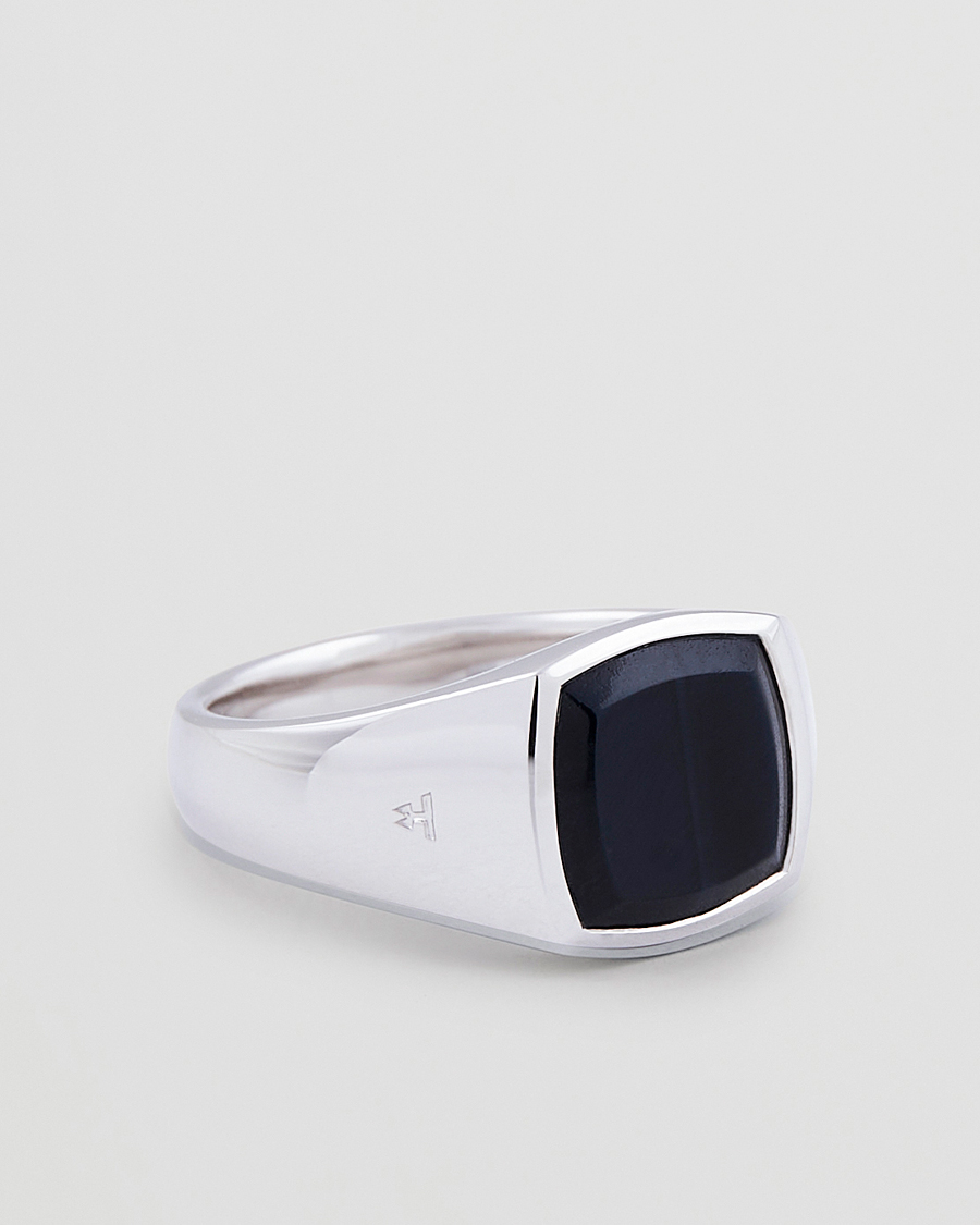 Heren | Sieraden | Tom Wood | Kay Ring Blue Hawk Eye