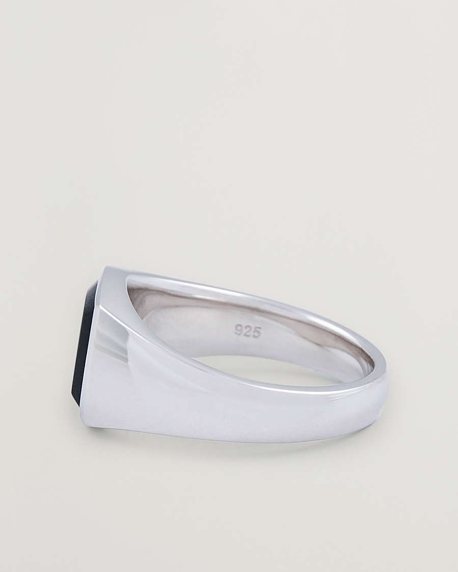 Heren | Sieraden | Tom Wood | Kay Ring Blue Hawk Eye