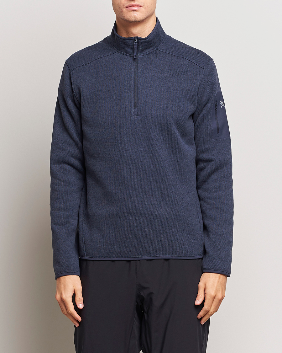 Homme | Pulls Et Tricots | Arc'teryx | Covert Half-Zip Black Sapphire Heather