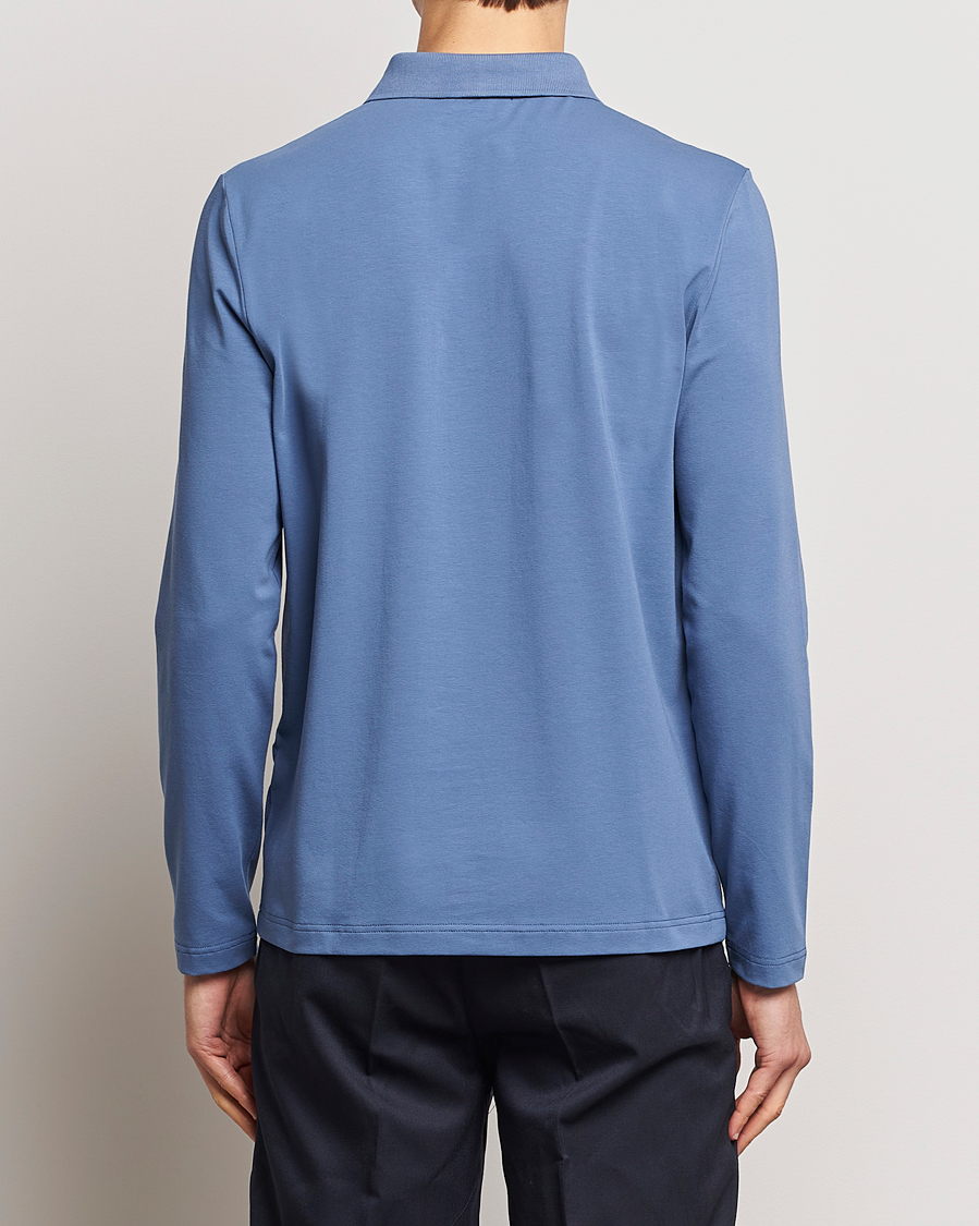 Homme | Pulls Et Tricots | Filippa K | Luke Lycra Poloshirt Paris Blue