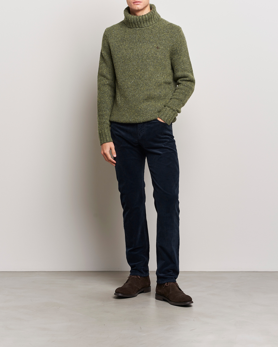 Homme | Pulls Et Tricots | Morris | Graham Knitted Rollneck Olive
