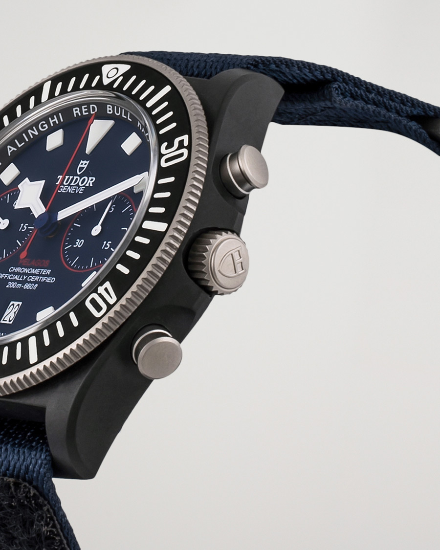 Heren | Tudor Pre-Owned FXD Chrono Alinghi Red Bull Racing Steel Blue | Tudor Pre-Owned | FXD Chrono Alinghi Red Bull Racing Steel Blue