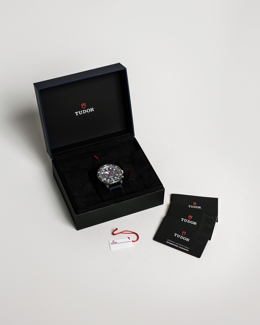 Heren | Tudor Pre-Owned FXD Chrono Alinghi Red Bull Racing Steel Blue | Tudor Pre-Owned | FXD Chrono Alinghi Red Bull Racing Steel Blue