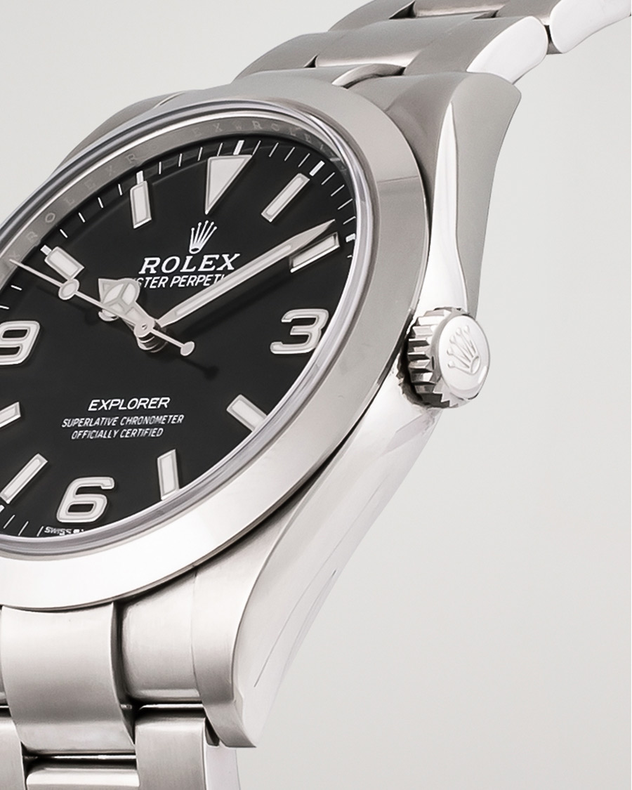 Homme | Rolex Pre-Owned Explorer 39mm 214270 Steel Black | Rolex Pre-Owned | Explorer 39mm 214270 Steel Black