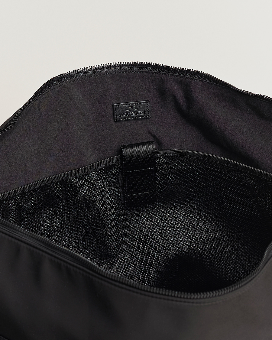 Heren | Tassen | J.Lindeberg | Walt Nylon Weekender Black