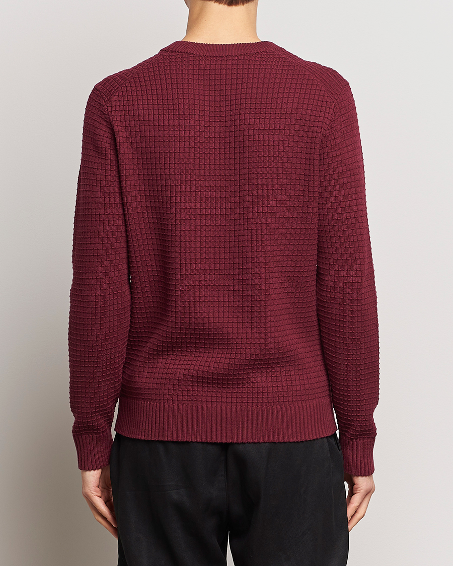 Homme | Pulls Et Tricots | J.Lindeberg | Archer Structure Sweater Zinfandel