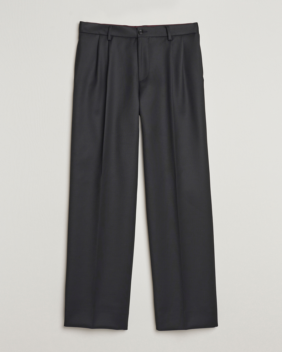 Heren | Broeken | J.Lindeberg | Haij Double Pleat Pants Black