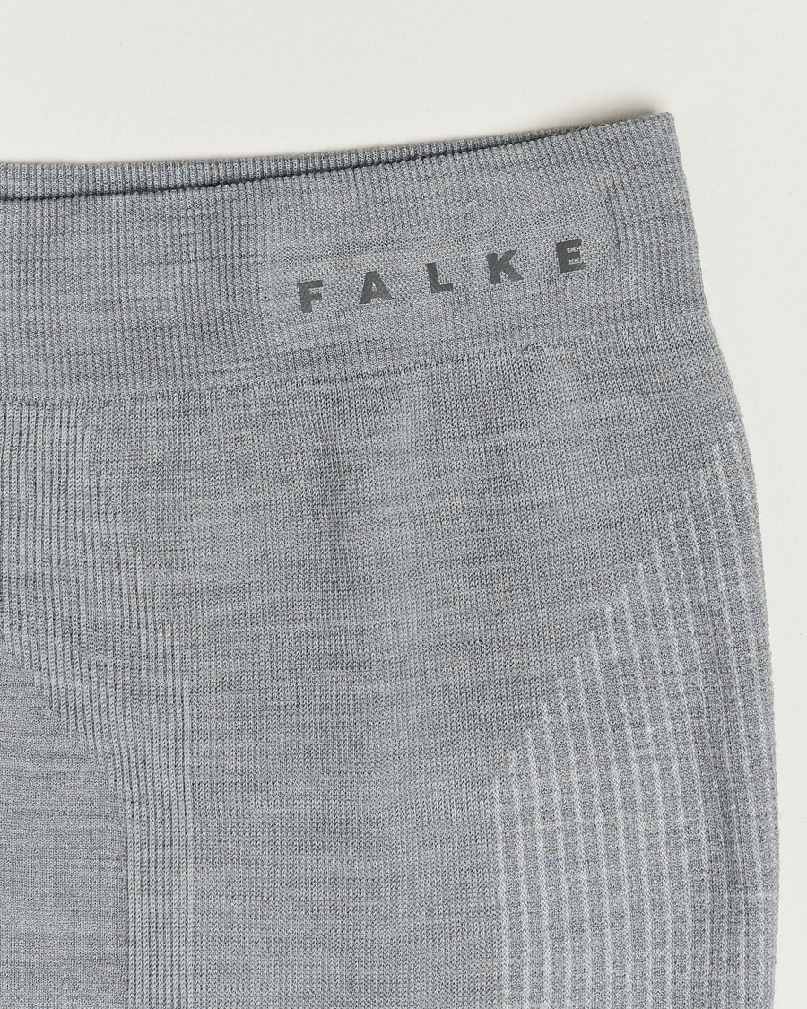 Heren | Ondergoed | Falke | Wool Tech Tights Grey Heather