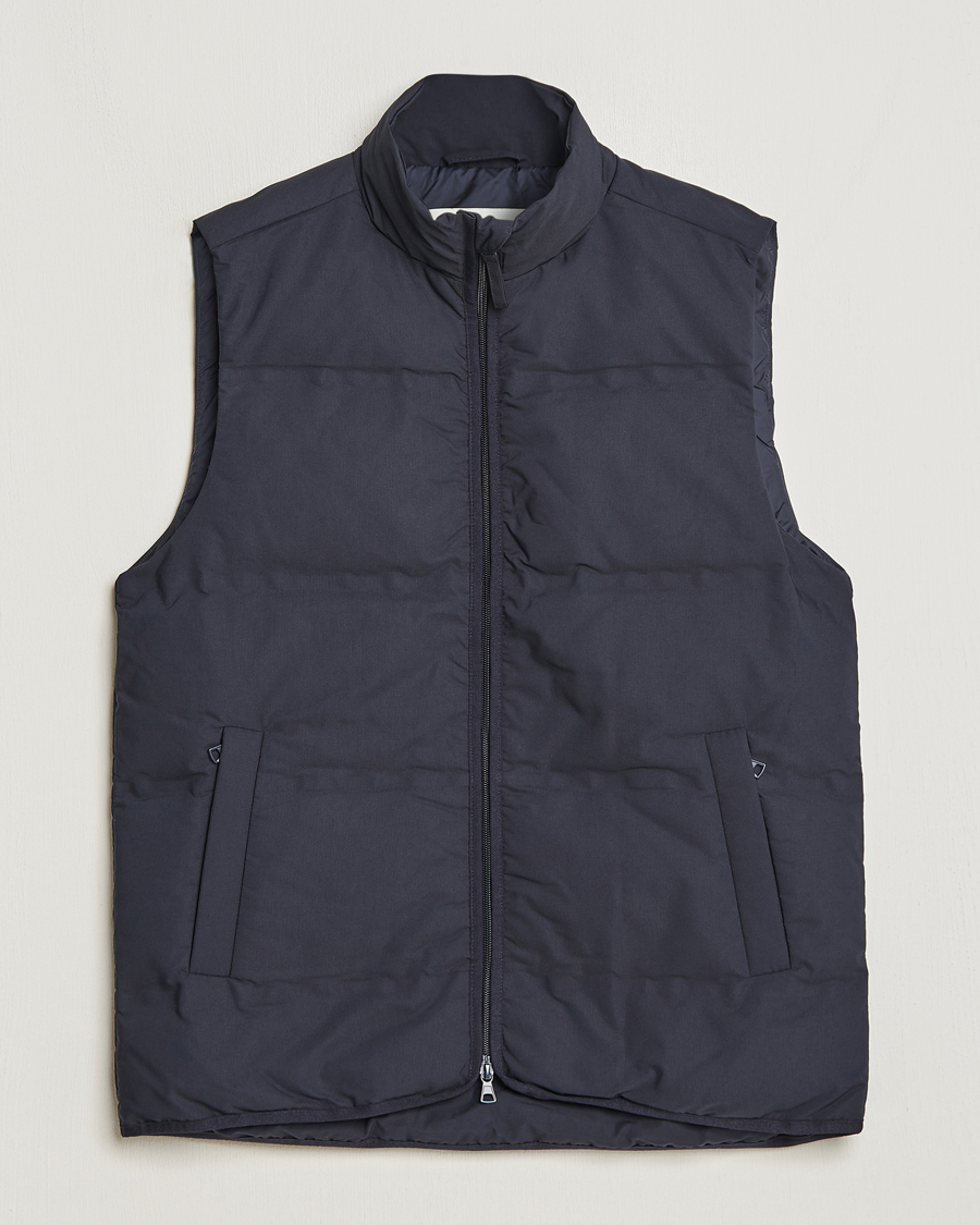 Homme | Manteaux Et Vestes | A Day's March | Alford Puffer Vest Navy