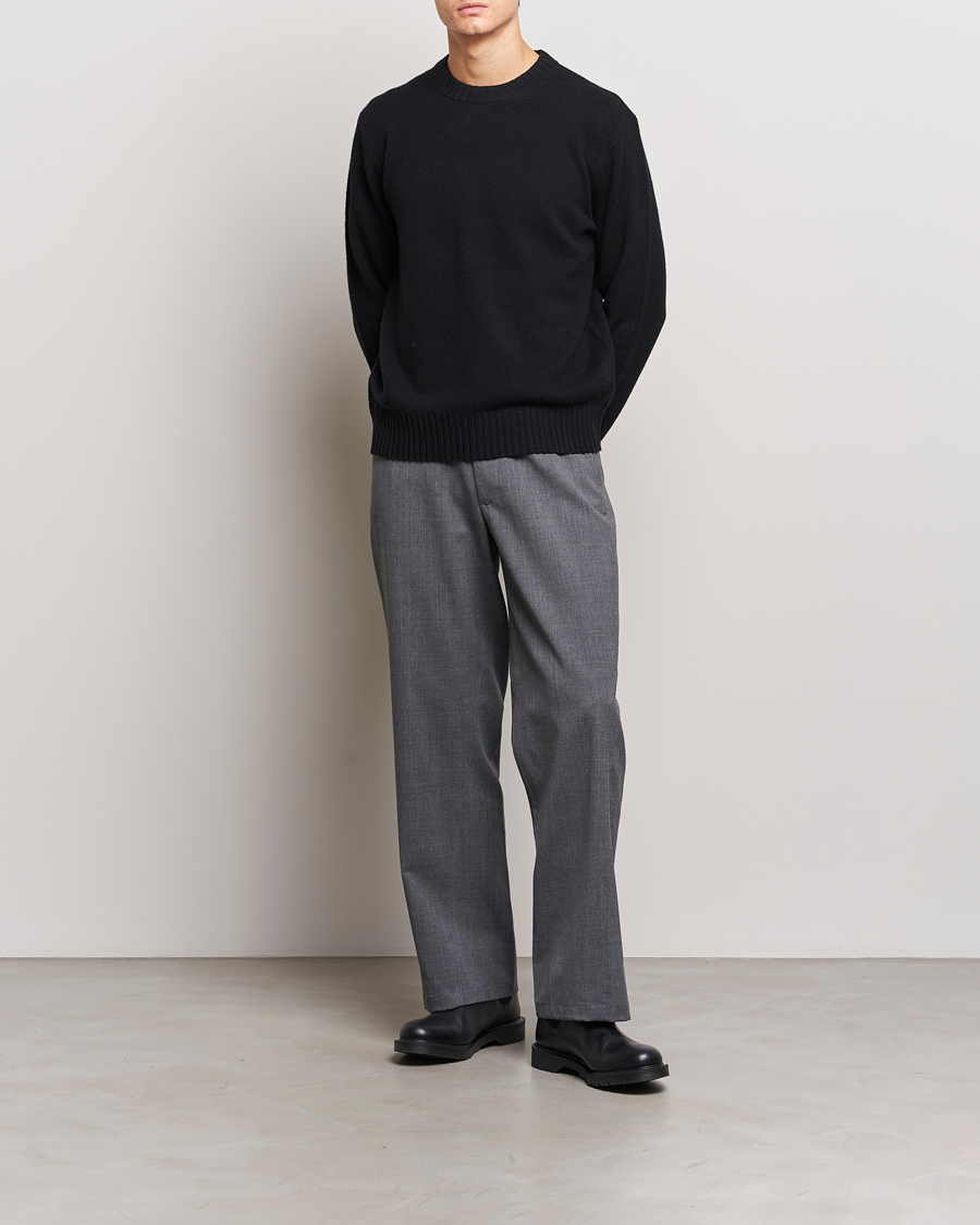 Homme | Pulls Et Tricots | A Day's March | Marlow Lambswool Crew Black