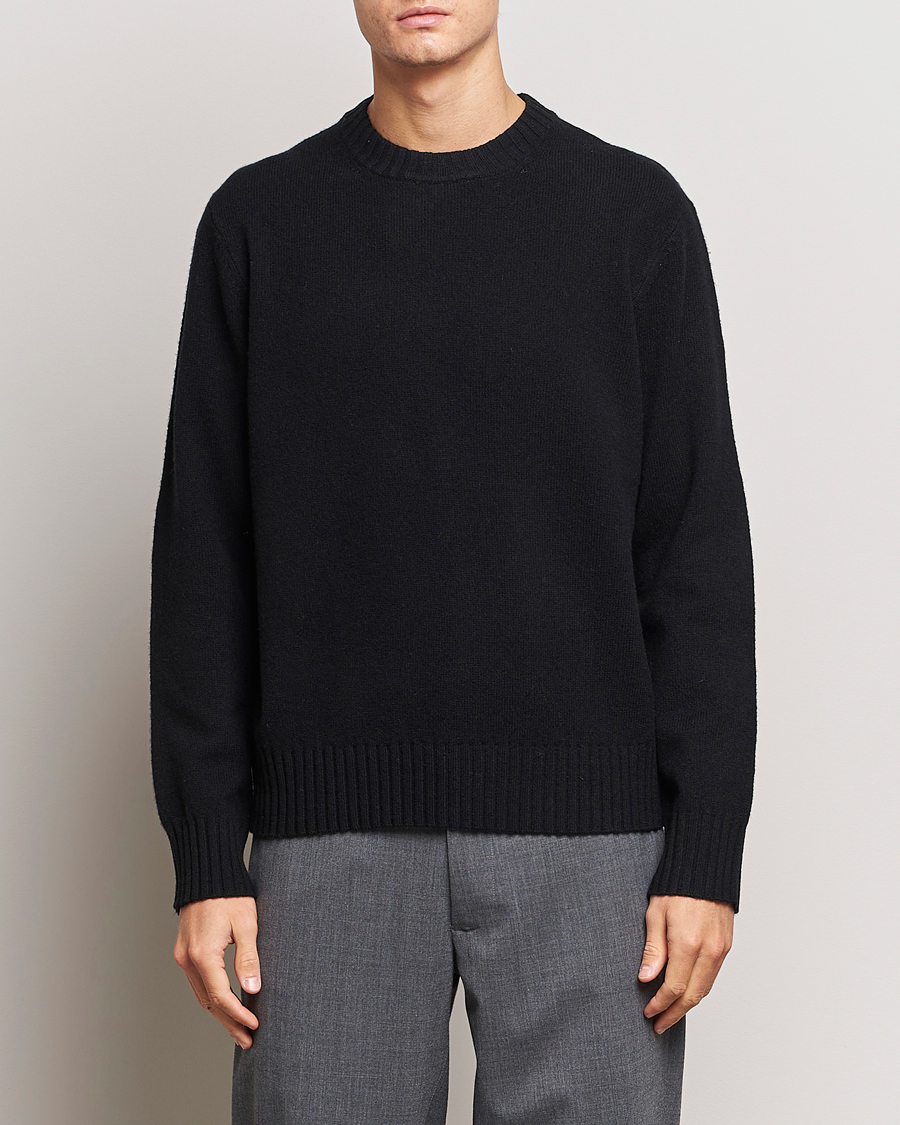 Homme | Pulls Et Tricots | A Day's March | Marlow Lambswool Crew Black