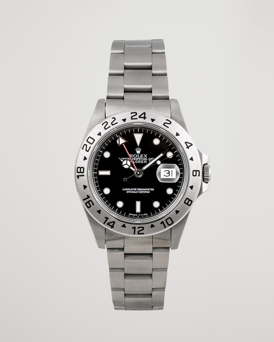 Homme | Rolex Pre-Owned Explorer II 16570 Steel Black | Rolex Pre-Owned | Explorer II 16570 Steel Black