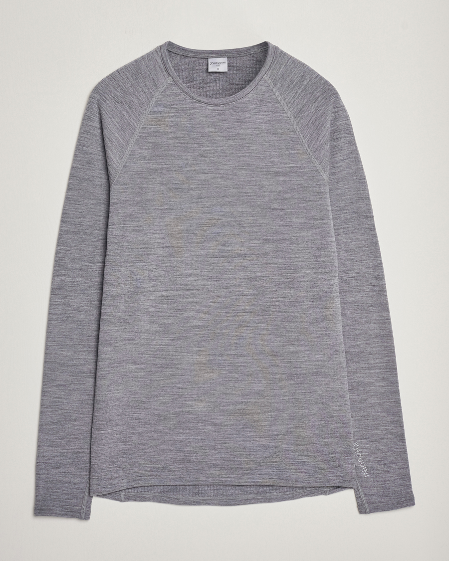 Homme | Pulls Et Tricots | Houdini | Desoli Merino Thermal Crew College Grey