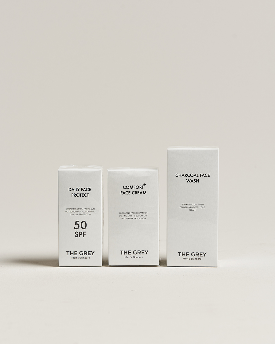 Heren | Huidverzorging | THE GREY | The Essential Set For Dry Skin