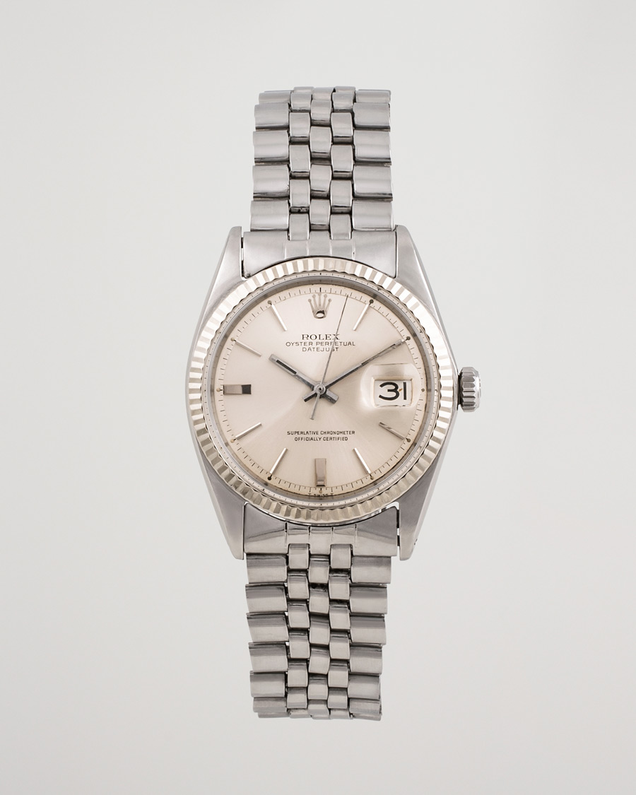 Heren | Rolex Pre-Owned Datejust 1601 Jubilee Steel Silver Steel Silver | Rolex Pre-Owned | Datejust 1601 Jubilee Steel Silver Steel Silver