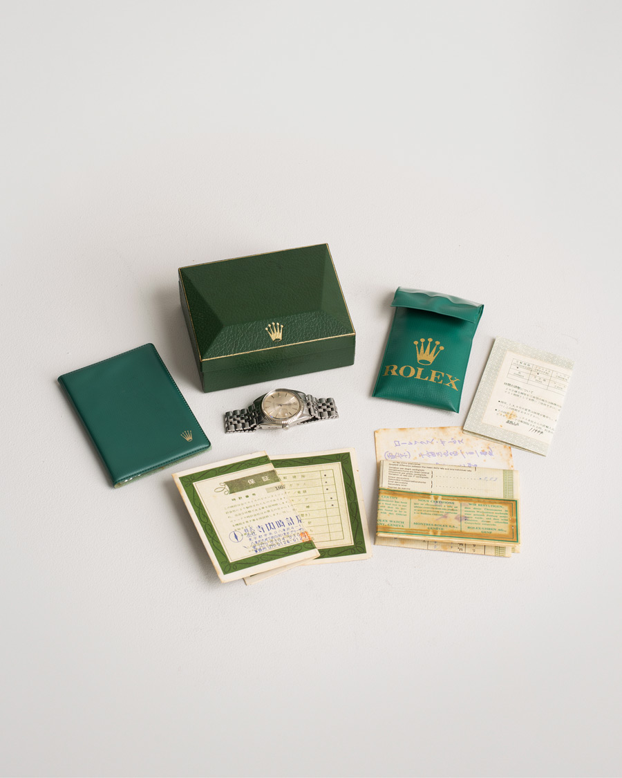 Heren | Rolex Pre-Owned Datejust 1601 Jubilee Steel Silver Steel Silver | Rolex Pre-Owned | Datejust 1601 Jubilee Steel Silver Steel Silver