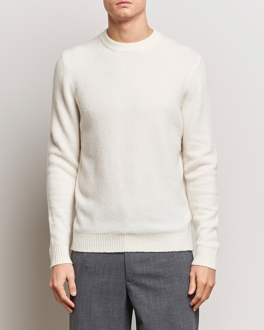 Homme | Pulls Et Tricots | Samsøe Samsøe | Butler Yak Crew Neck Clear Cream