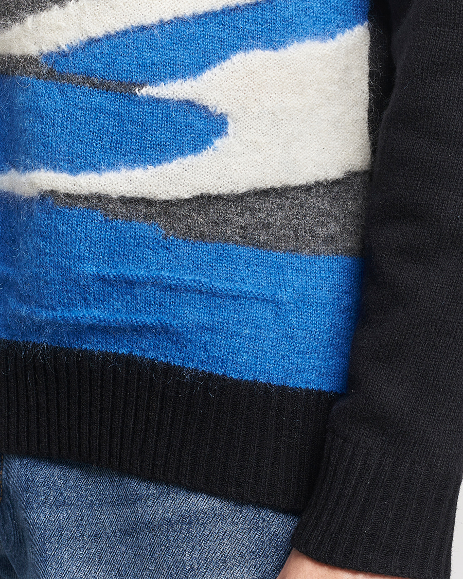 Homme | Pulls Et Tricots | NN07 | Jason Mohair Wool Sweater Black Multi