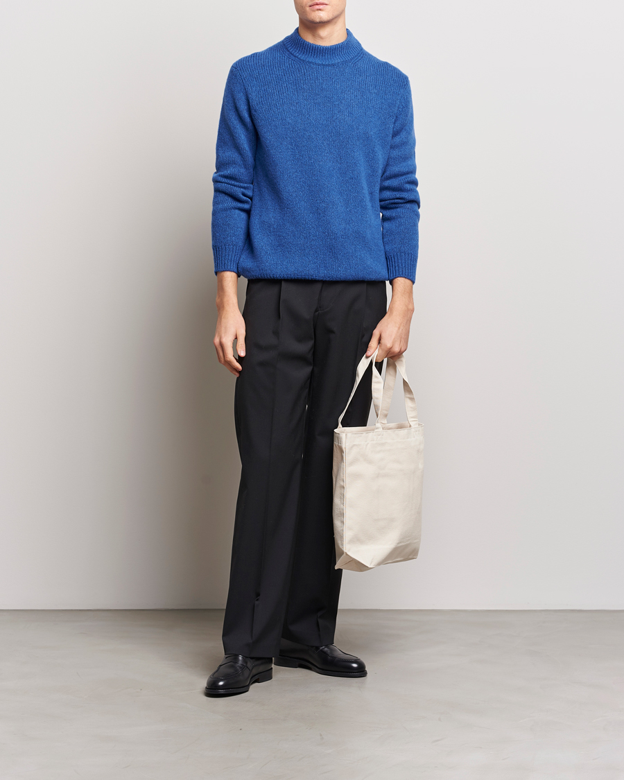 Homme | Pulls Et Tricots | NN07 | Nick Mock Neck Sweater Blue