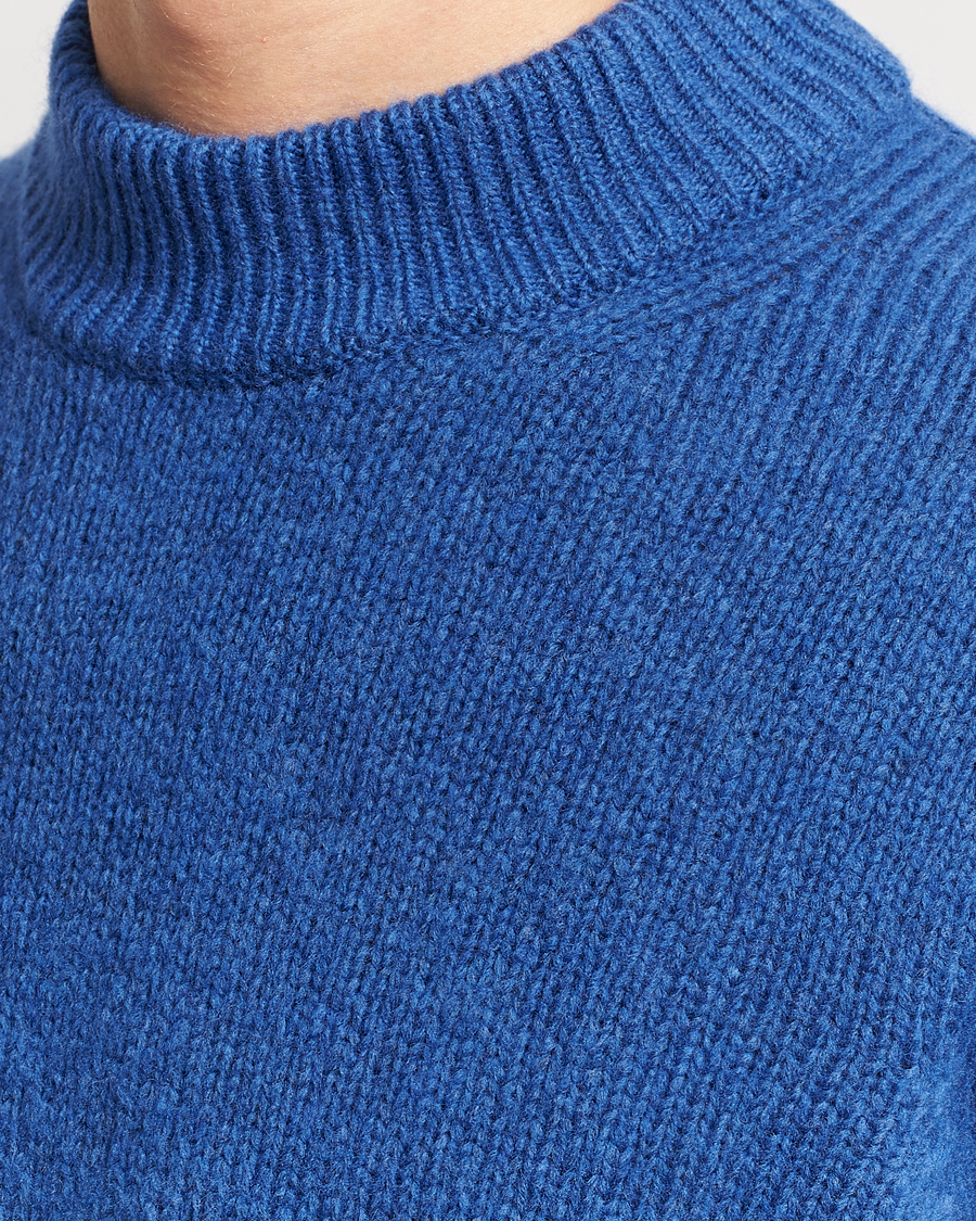 Homme | Pulls Et Tricots | NN07 | Nick Mock Neck Sweater Blue