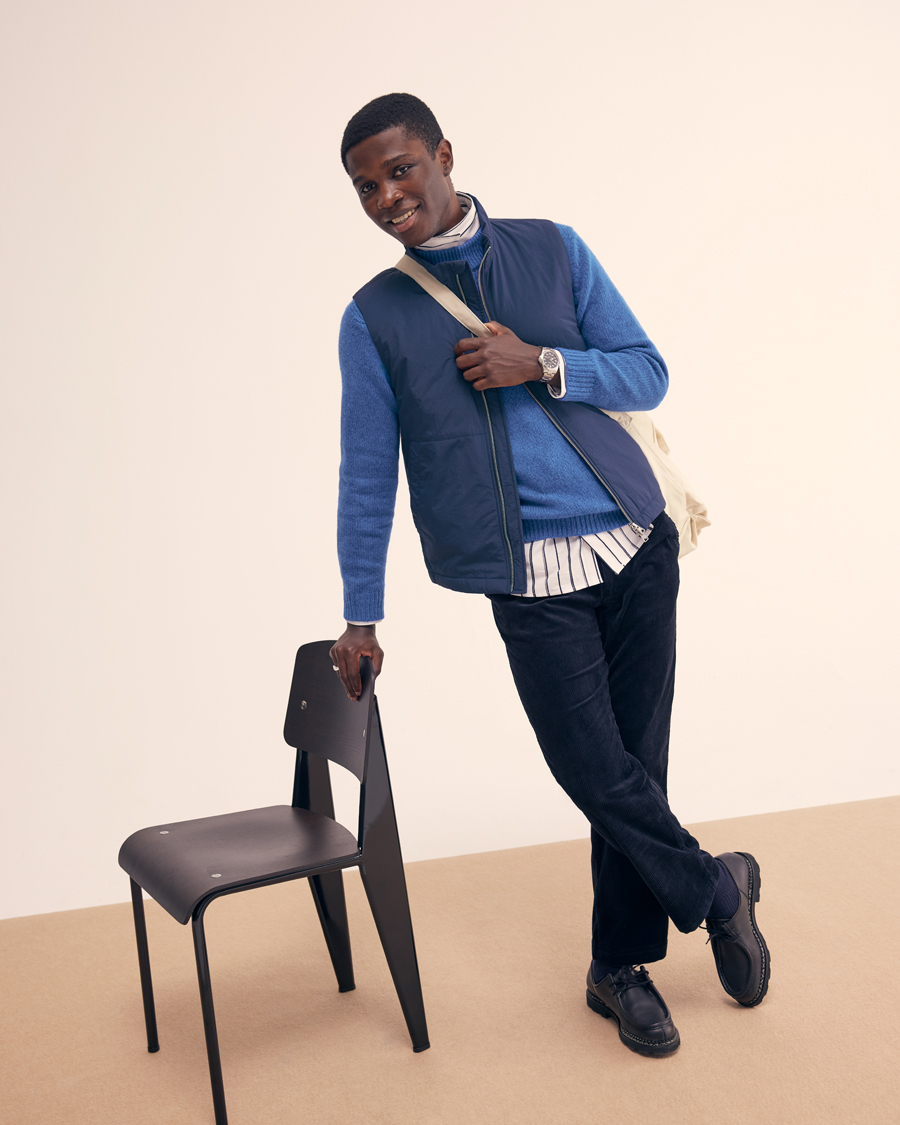 Homme | Pulls Et Tricots | NN07 | Nick Mock Neck Sweater Blue