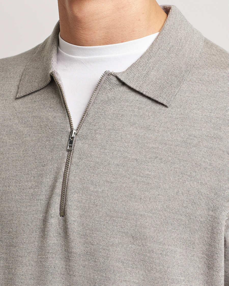 Homme | Pulls Et Tricots | NN07 | Sergio Half-Zip Polo Stone