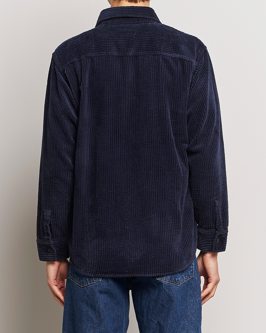 Homme | Chemises | NN07 | Folmer Corduroy Shirt Navy Blue