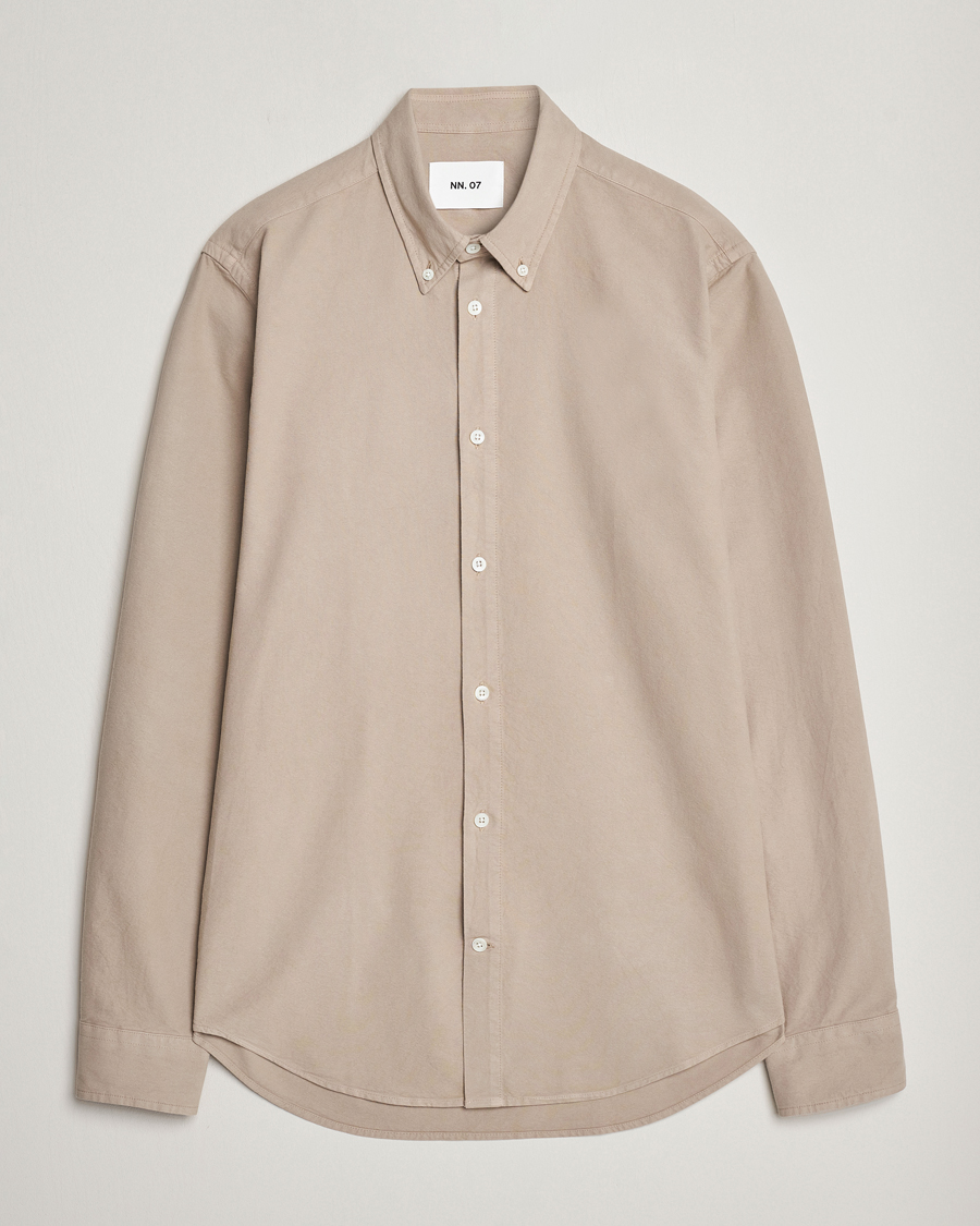 Homme | Chemises | NN07 | Arne Button Down Oxford Shirt Khaki Sand