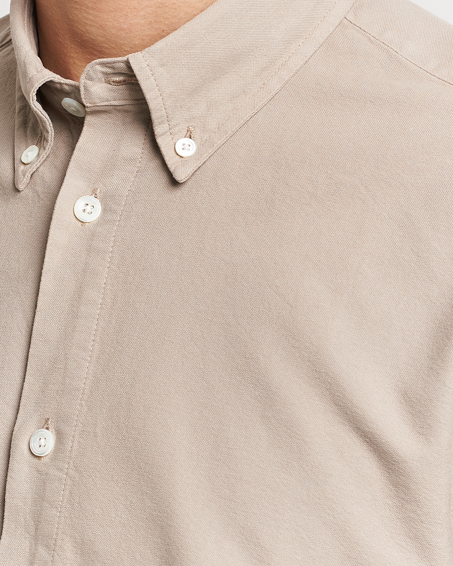 Homme | Chemises | NN07 | Arne Button Down Oxford Shirt Khaki Sand