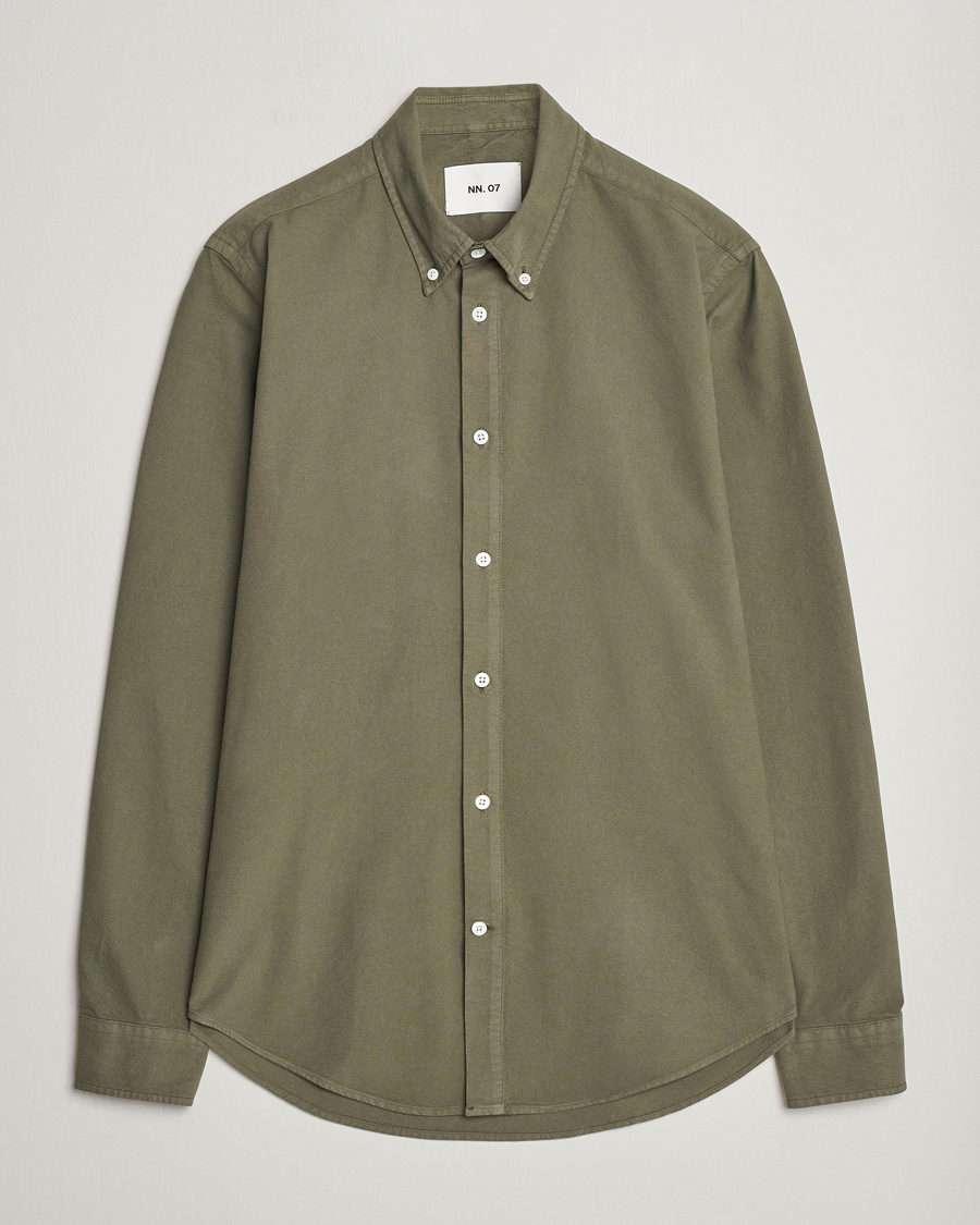 Homme | Chemises | NN07 | Arne Button Down Oxford Shirt Dark Green