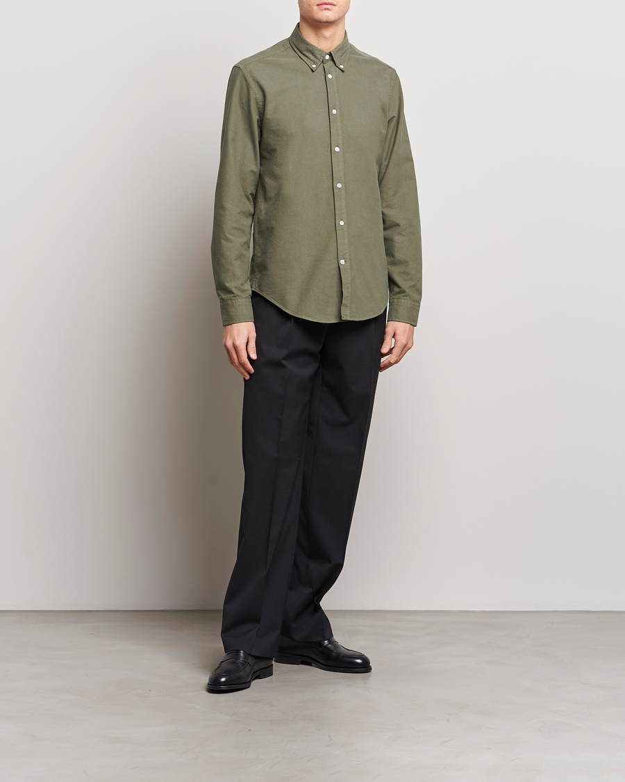 Homme | Chemises | NN07 | Arne Button Down Oxford Shirt Dark Green