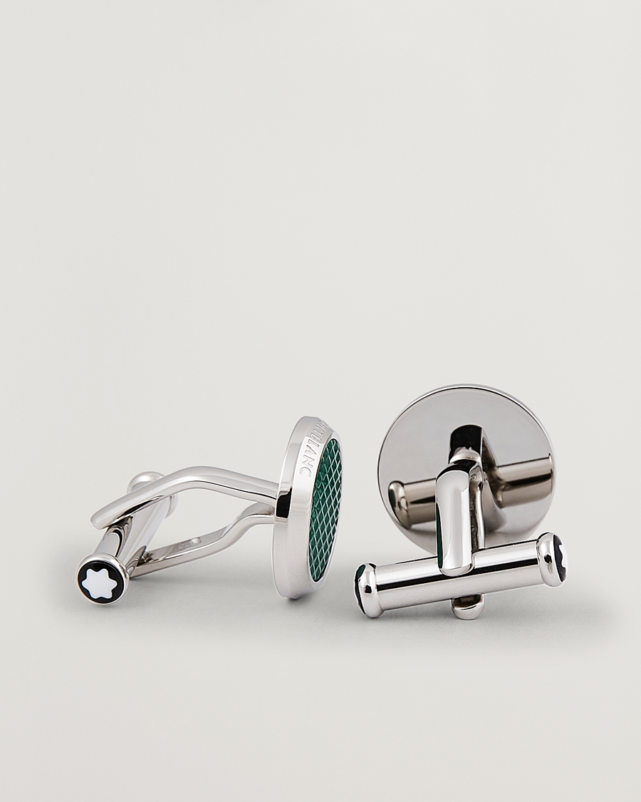 Homme | Boutons De Manchette | Montblanc | Cufflinks Meisterstück Green Steel