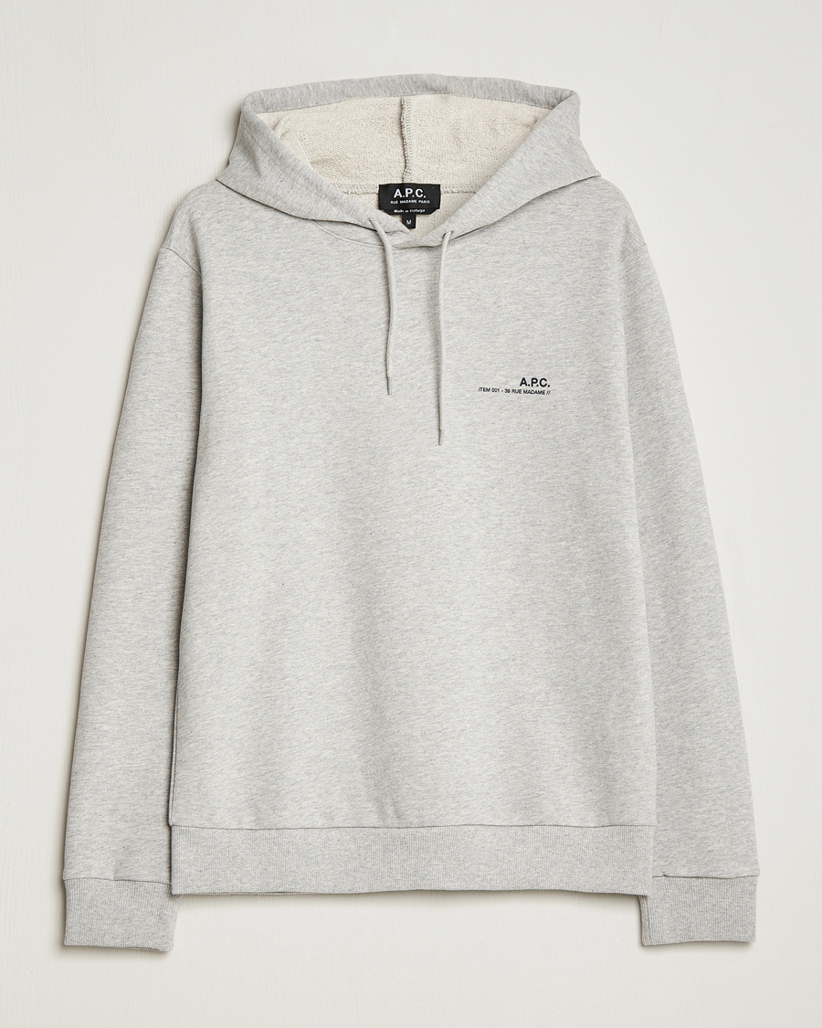 Homme | Pulls Et Tricots | A.P.C. | Item Hoodie Heather Grey