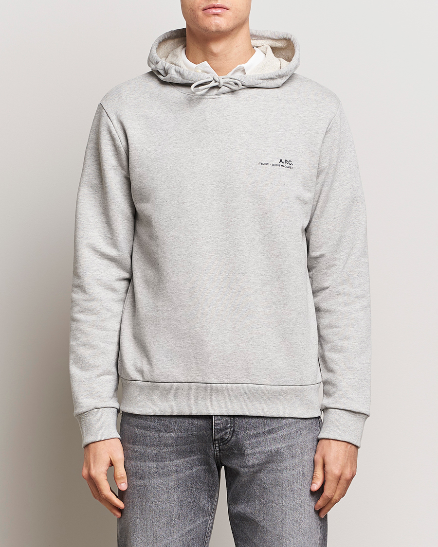 Homme | Pulls Et Tricots | A.P.C. | Item Hoodie Heather Grey