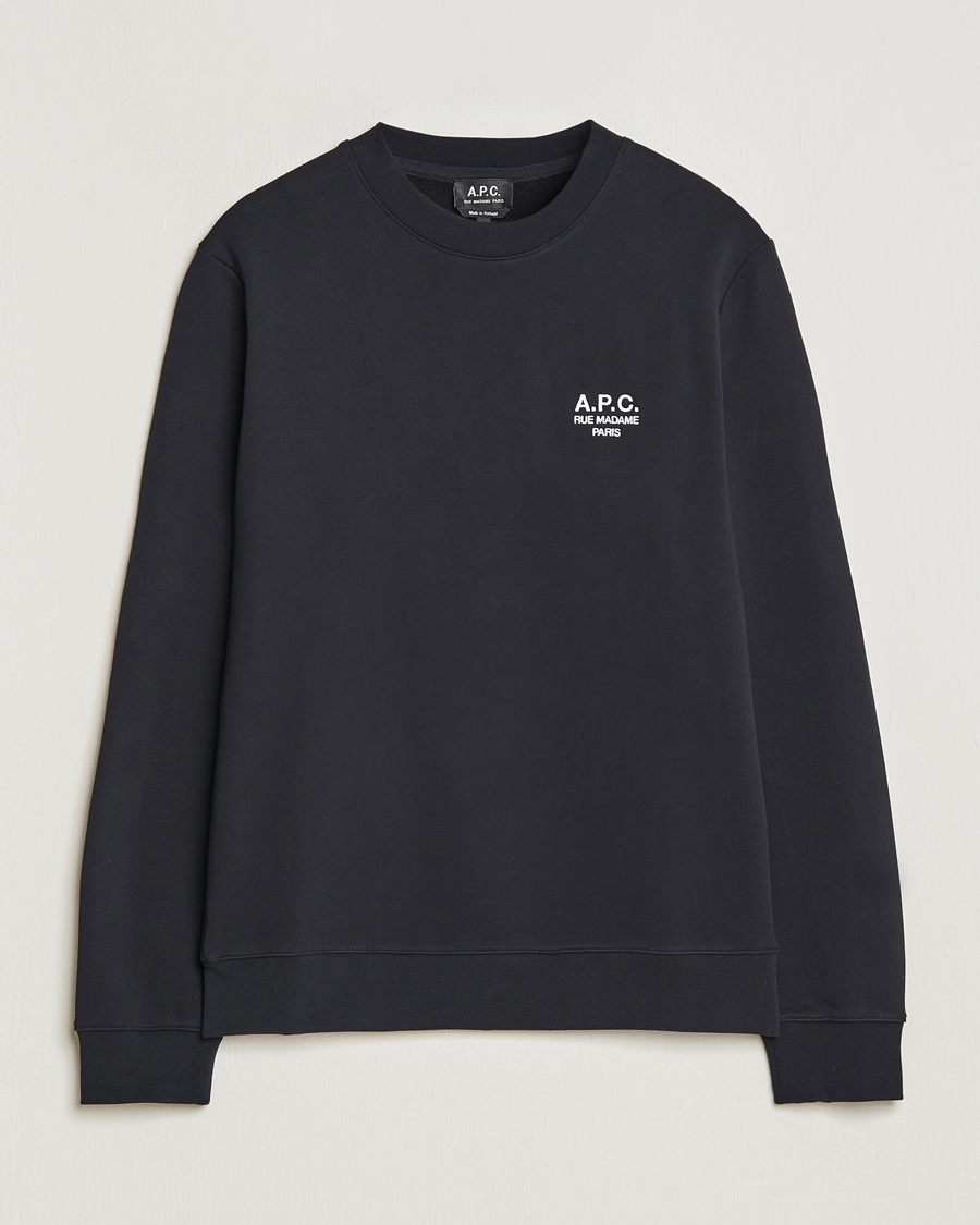 Homme | Pulls Et Tricots | A.P.C. | Rider Sweatshirt Black