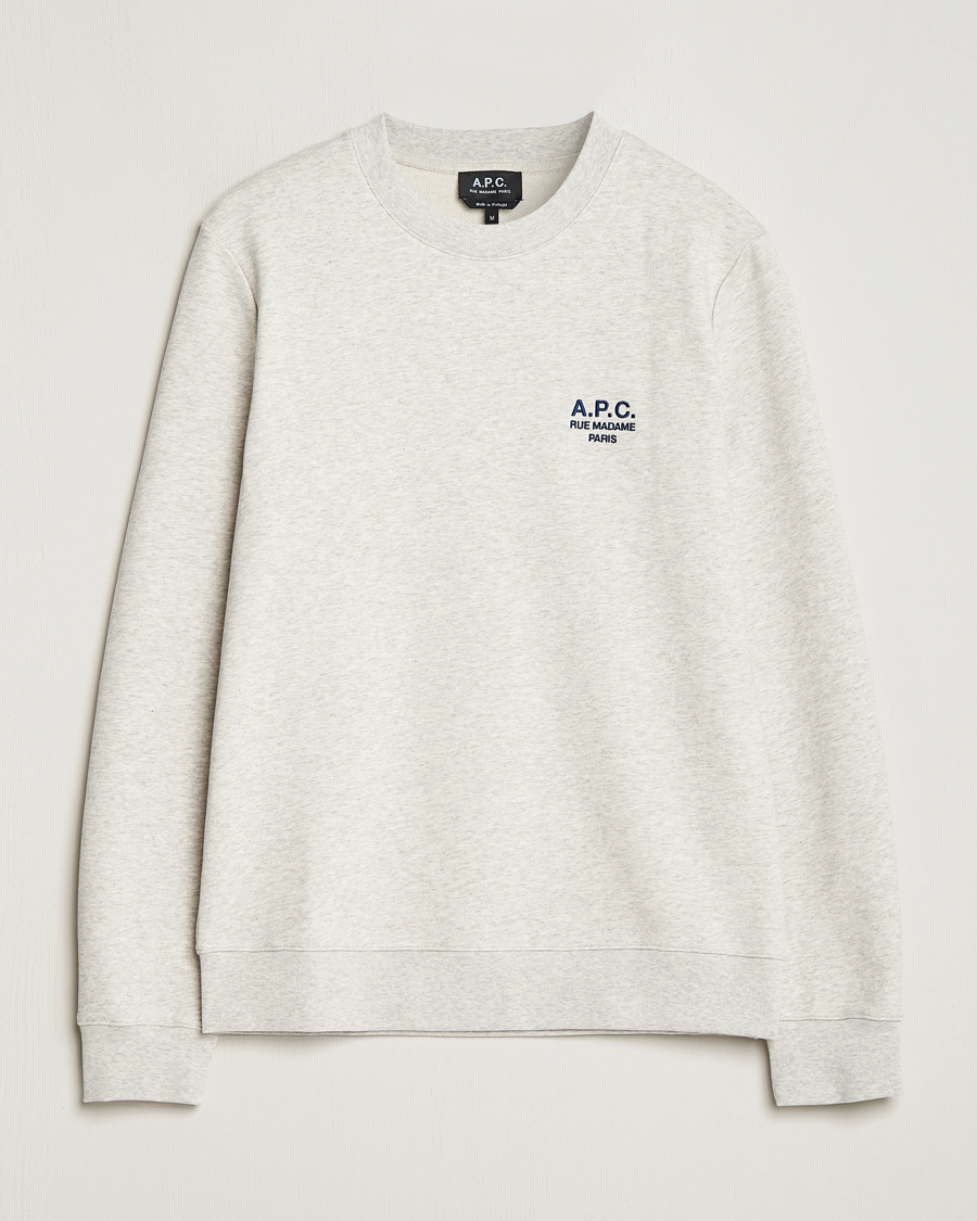 Homme | Pulls Et Tricots | A.P.C. | Rider Sweatshirt Heather Grey