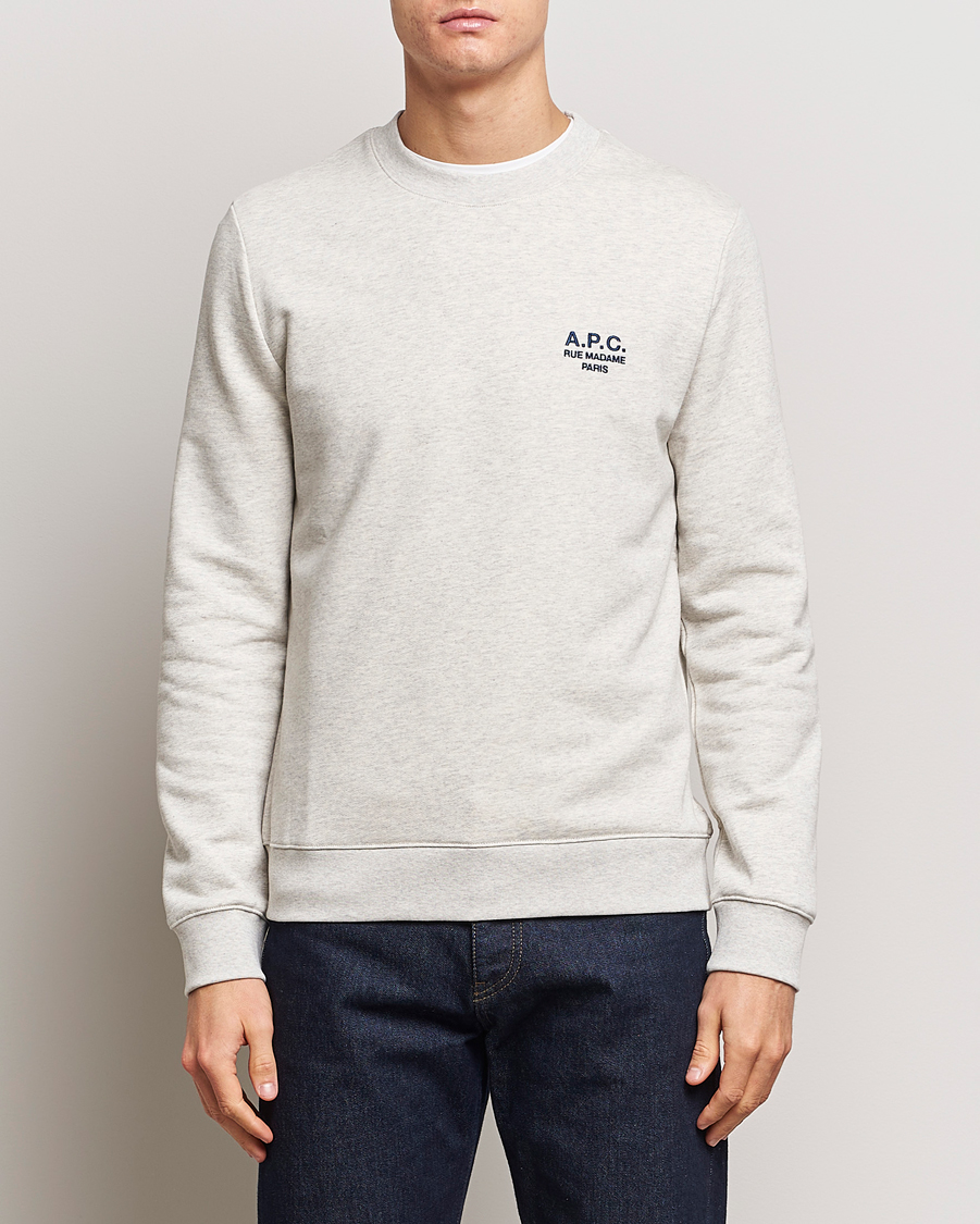 Homme | Pulls Et Tricots | A.P.C. | Rider Sweatshirt Heather Grey